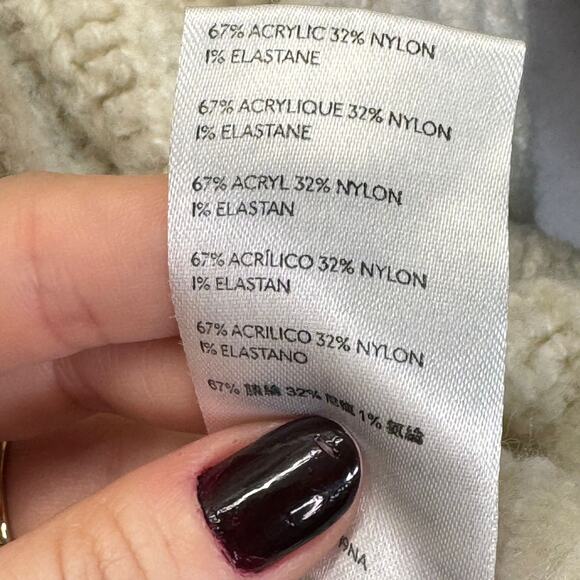 Urban Outfitters Overzised Turtleneck White Black Sweater Y2K Minimalist Sz M - Picture 7 of 8